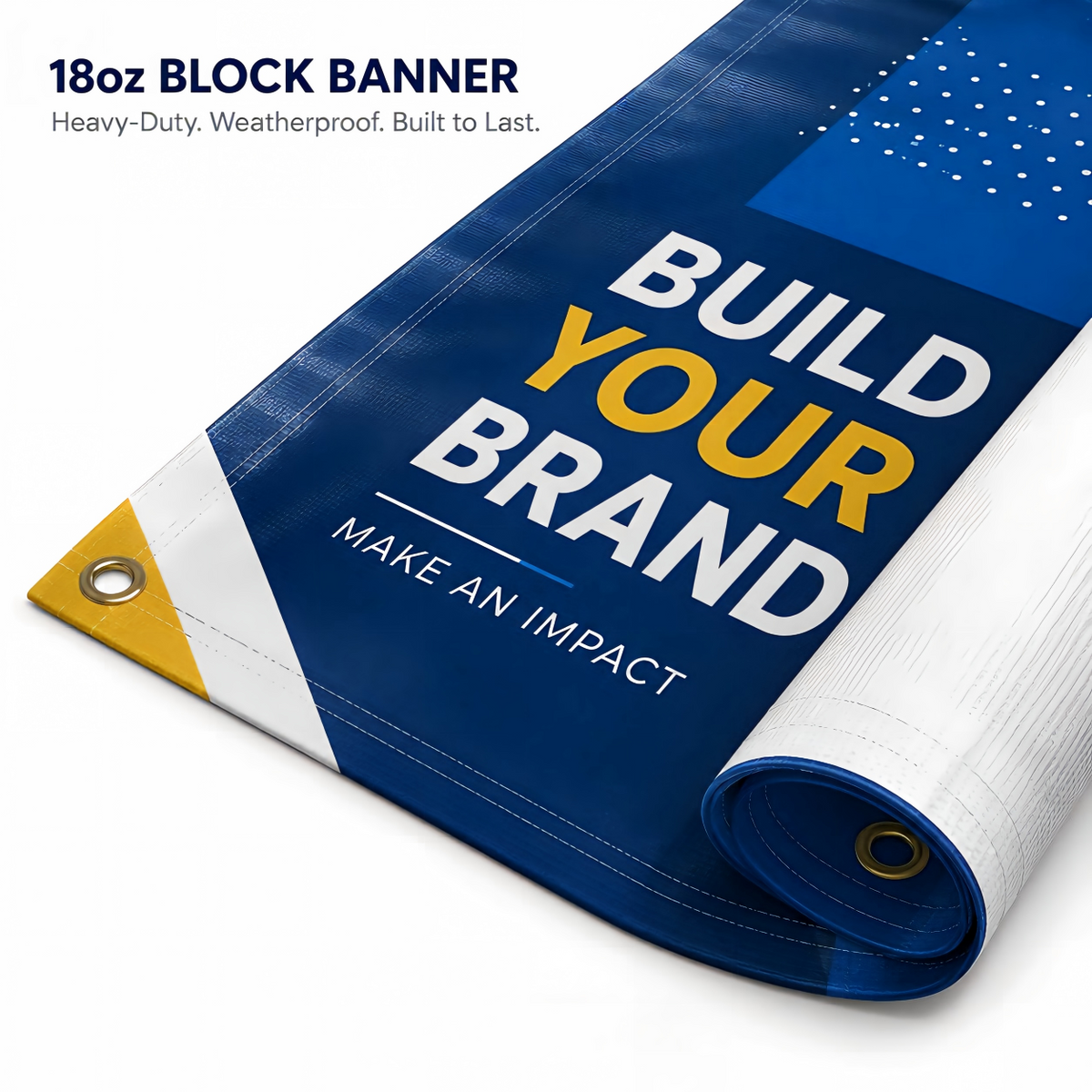 18 oz Blockout Banner