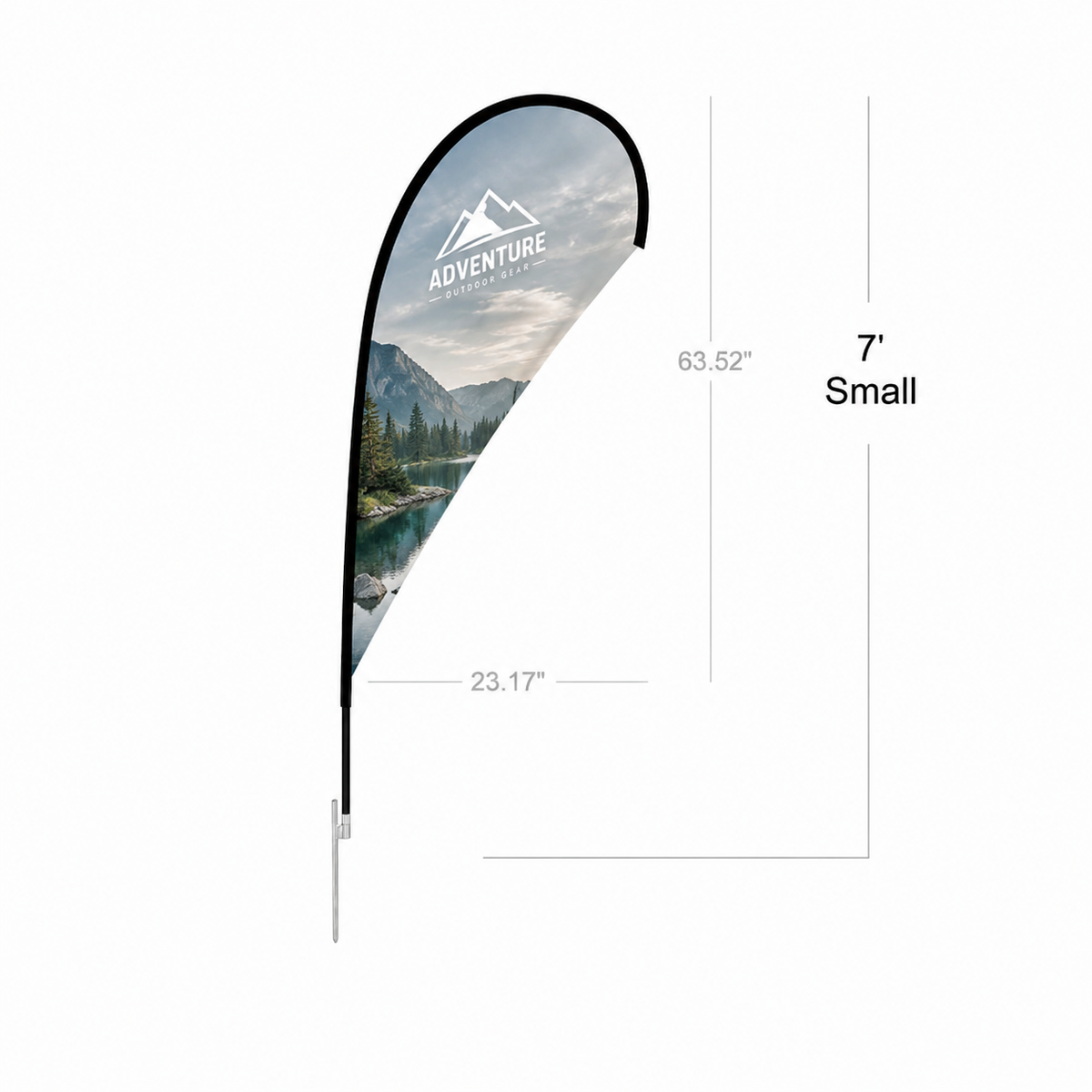 Teardrop Flag