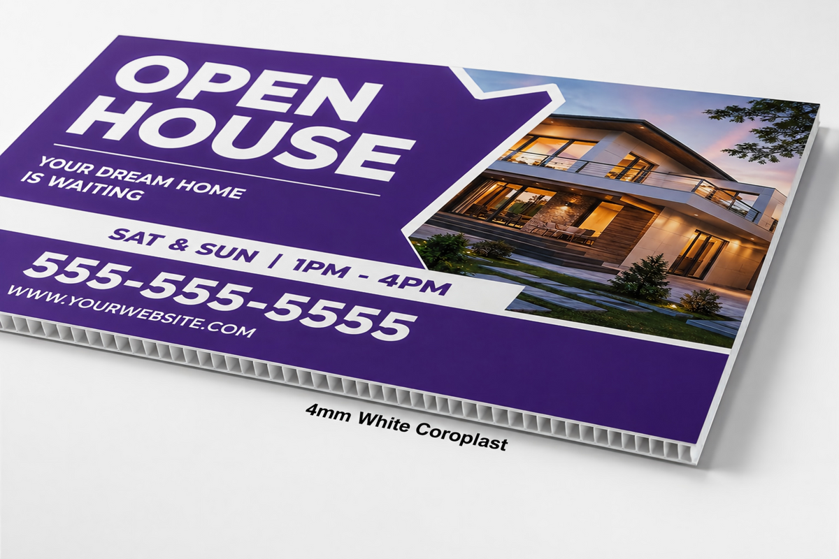 4mm Coroplast Signs